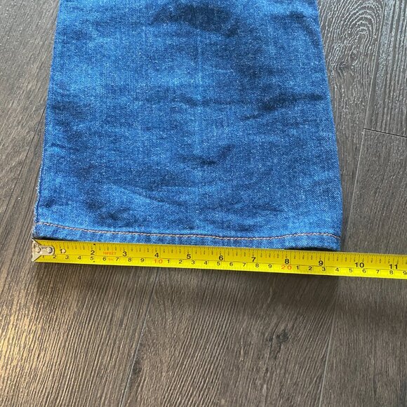 VINTAGE SEARS MEN'S STORE MINI FLARE / BOOTCUT JEANS SIZE 34/33 - Picture 5 of 11